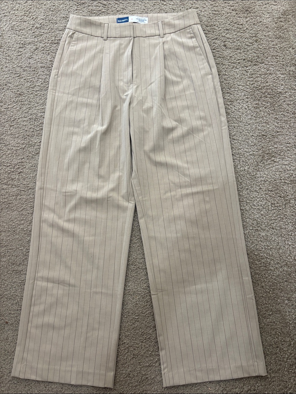 Old Navy Tan Pinstripe Women’s Dress Pants
